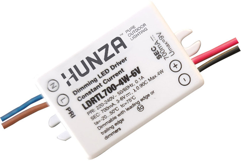 Hunza 240v, 6vDC 4w Constant Current Driver